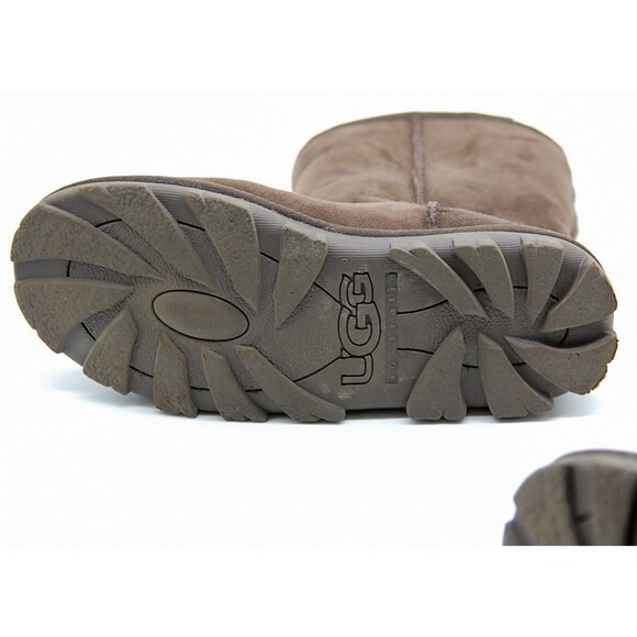 Auth UGG essential short 5835 Chocolate Mouton - Women's Boots - Picture 10 of 12